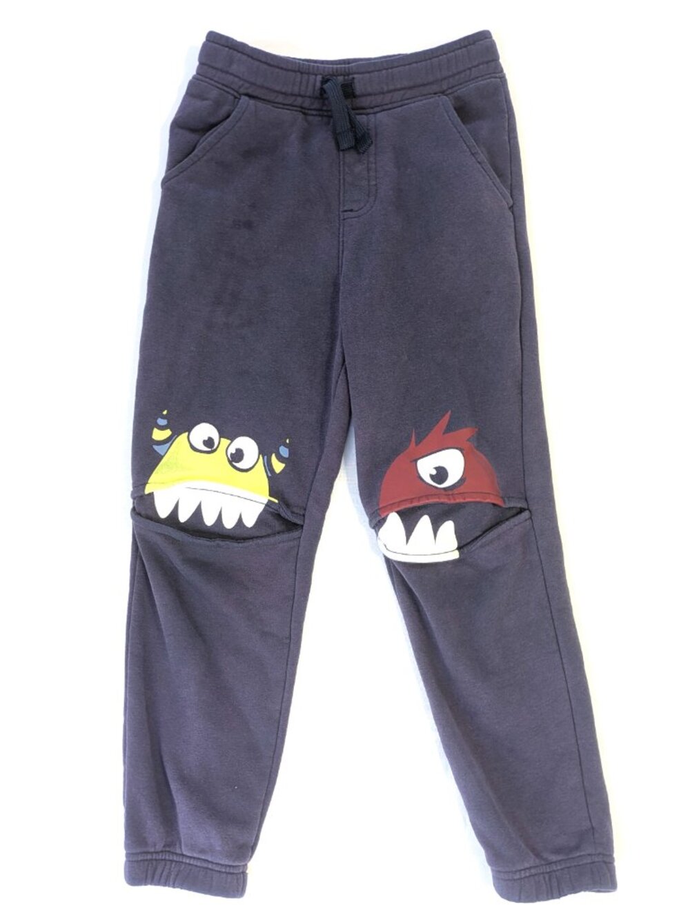 Purple Monster Knee Sweatpants - Youth 7 - Boy's Girl's Kid's 365Kids Pants